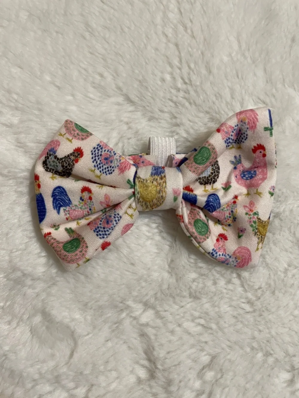 Fancy Flock Pattern Pet Bow Tie